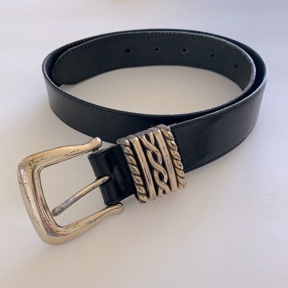 Vintage 1995 Brighton boho western belt sz S